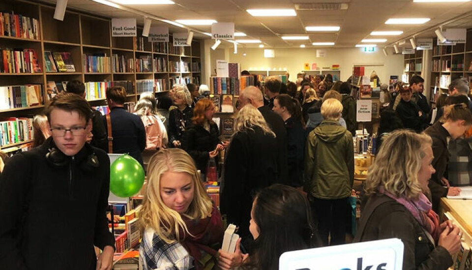 Invigning av The English Bookshop i Göteborg.