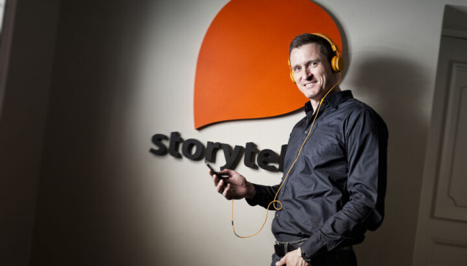 Jonas Tellander, vd på Storytel. Jonas Tellander, vd på Storytel.