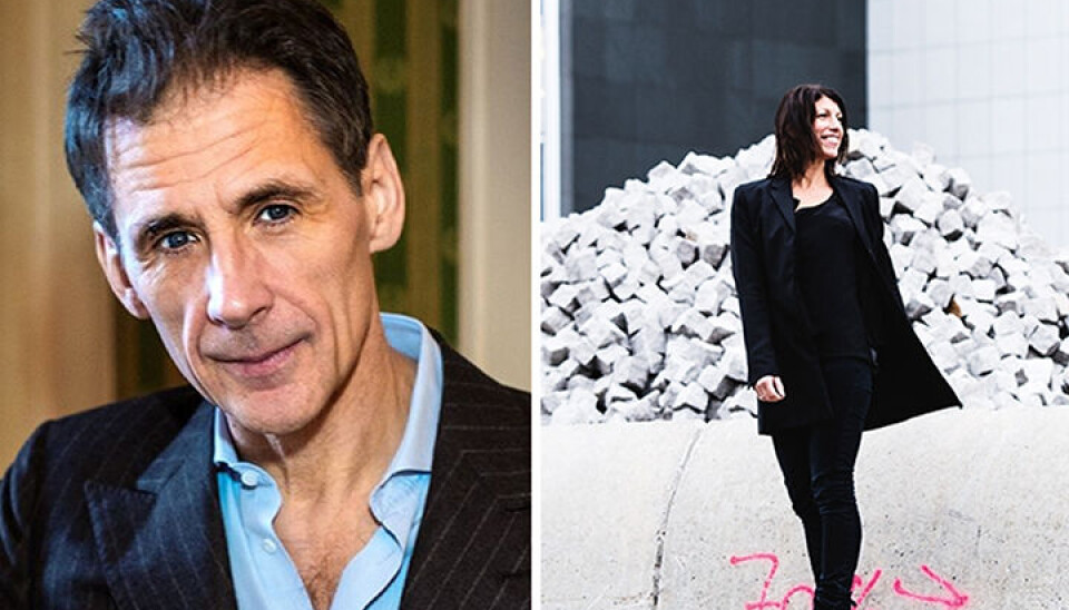 David Lagercrantz och Jessica Bab Bonde. David Lagercrantz och Jessica Bab Bonde.