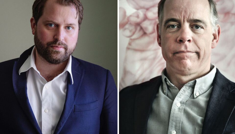 Erik Wikberg och Per Almgren. Erik Wikberg och Per Almgren.